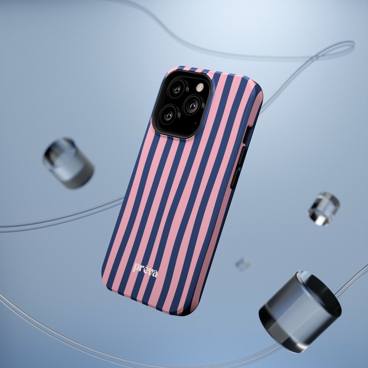 Blue and Pink Stripes Case