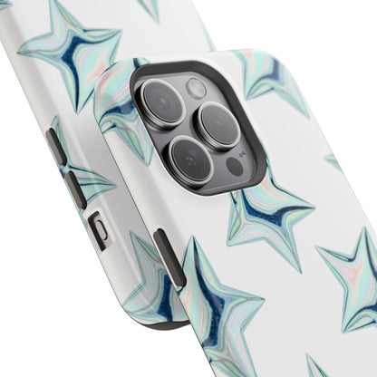 White Starburst Phone Case