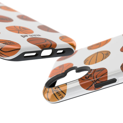 White Basketball Phone Case