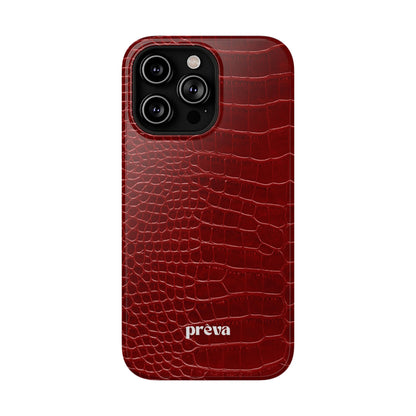 Red Croc Phone Case