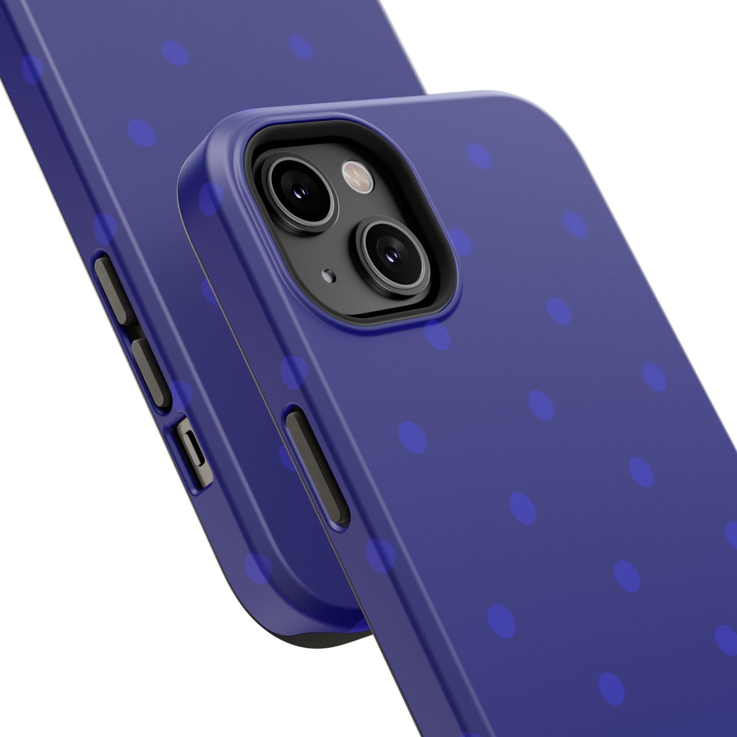 Dark Blue Polka Dots Phone Case