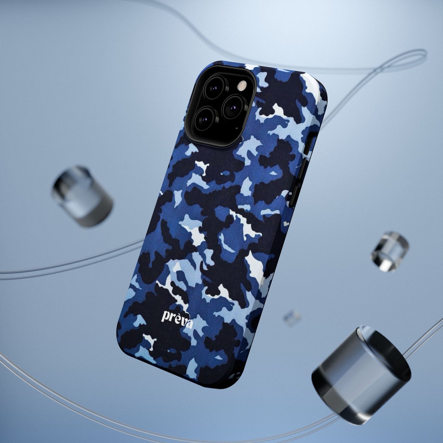 Blue Camo Phone Case