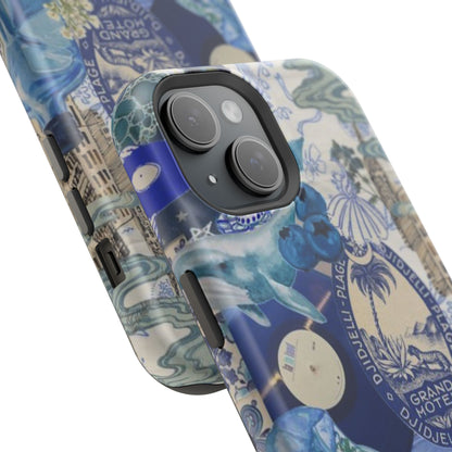 Blue Night Collage Phone Case