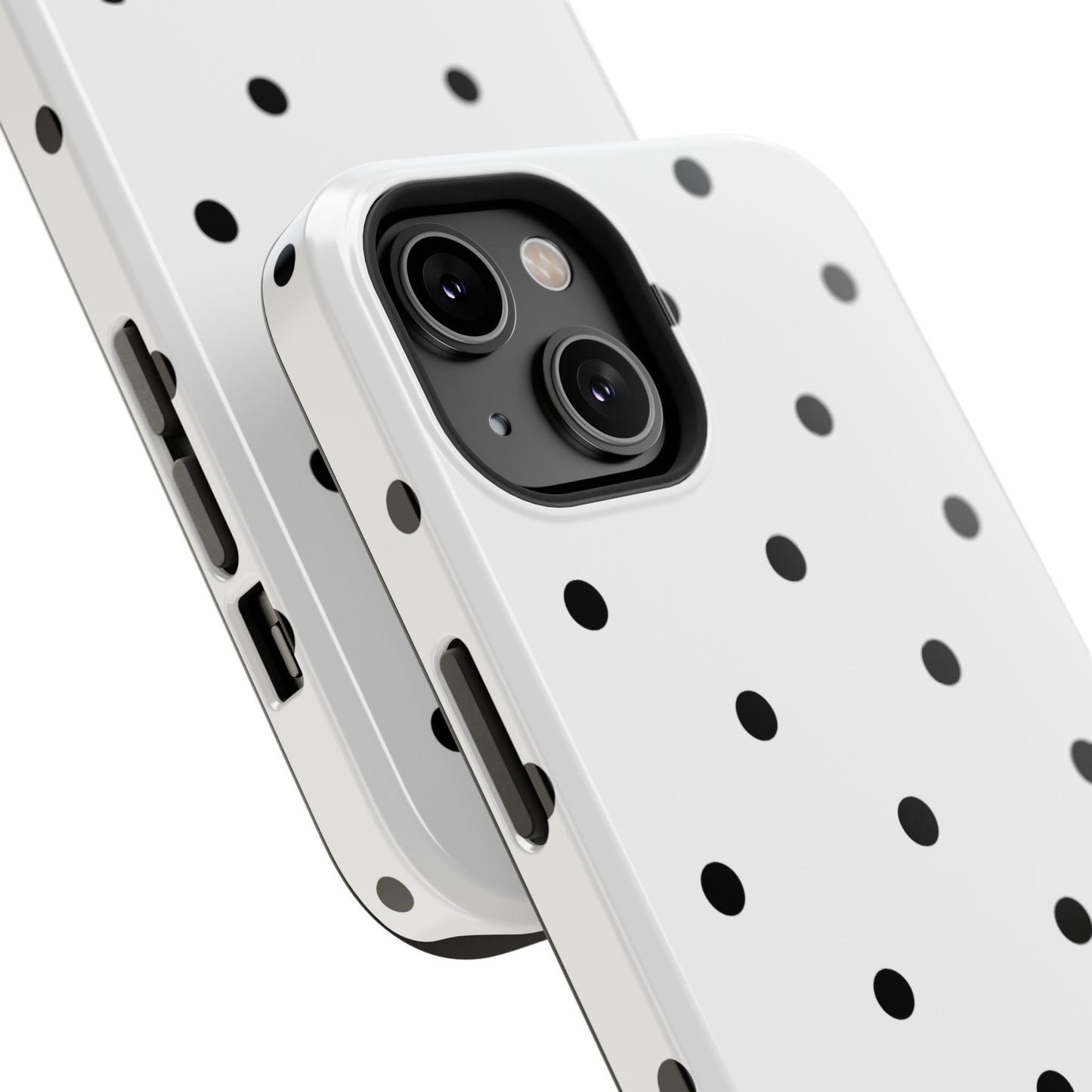B&W polka dots Phone Case