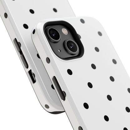 B&W polka dots Phone Case