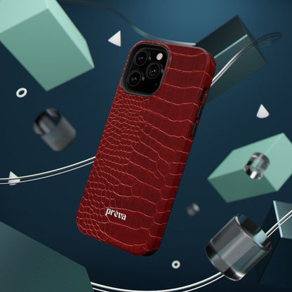 Red Croc Phone Case