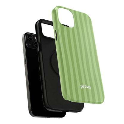 Light Green Stripes Phone Case