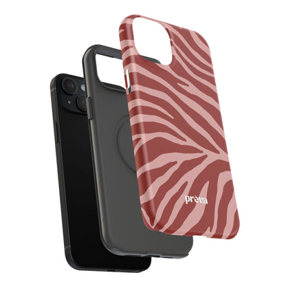 Red Zebra Phone Case