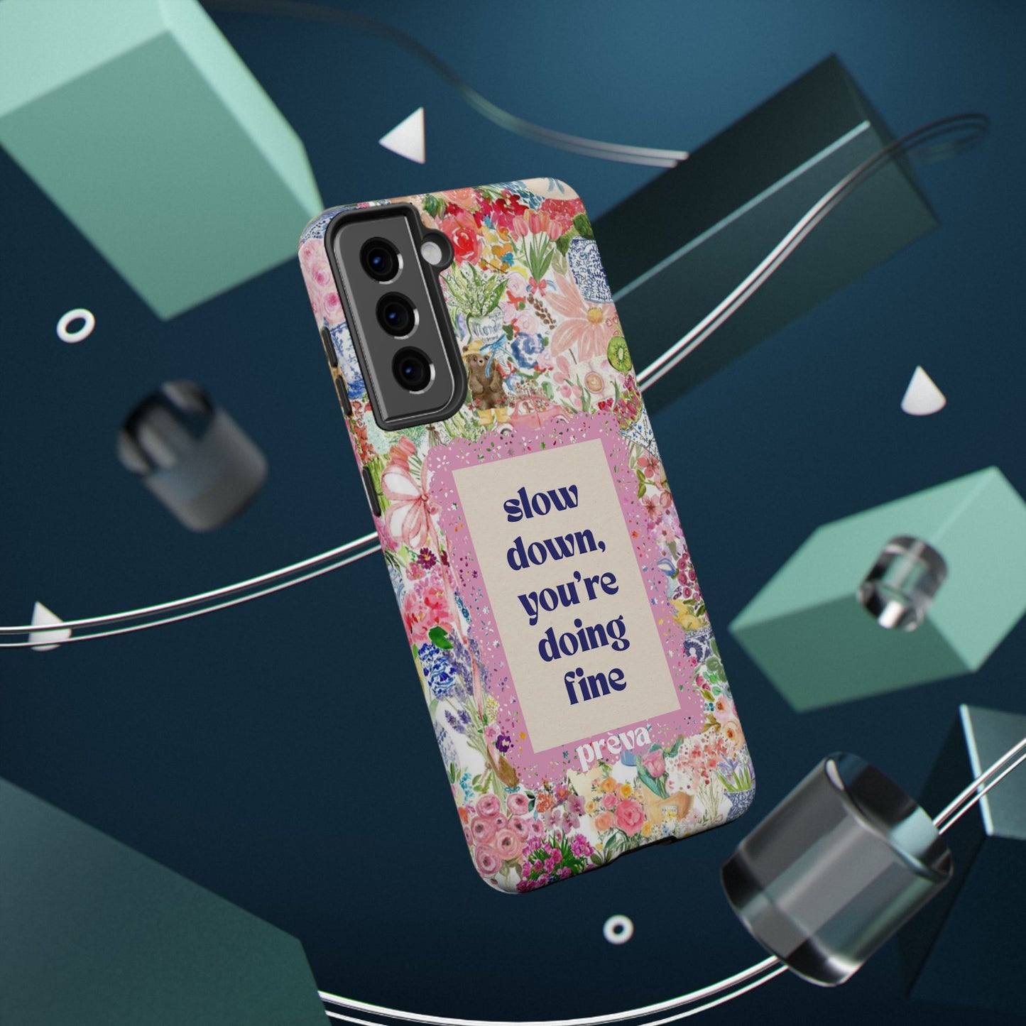Slow Down Flowers x notsoken Phone Case