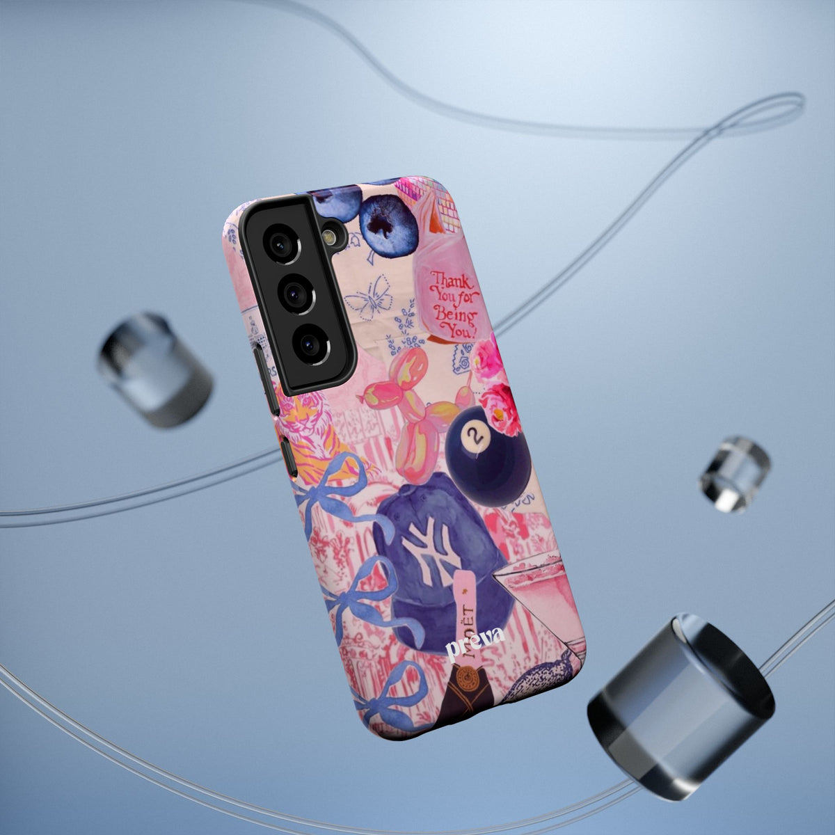 Retro 8 Ball Collage Phone Case