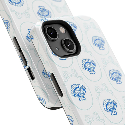 Fancy Teal Shell Phone Case