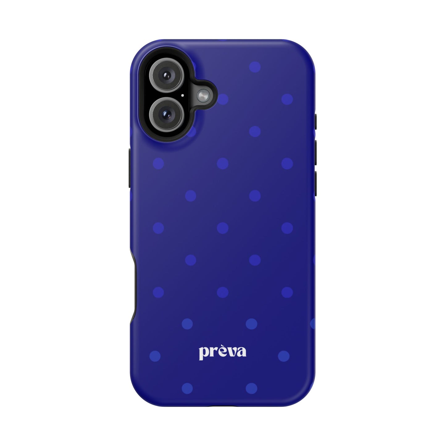 Dark Blue Polka Dots Phone Case