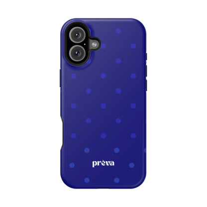 Dark Blue Polka Dots Phone Case