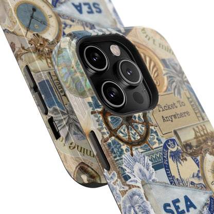 Neutral Travel Collage Phone Case