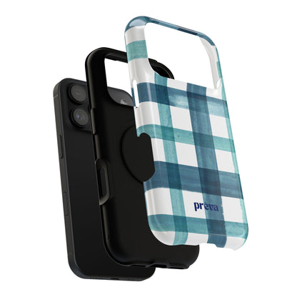 Teal Plaid Phone Case