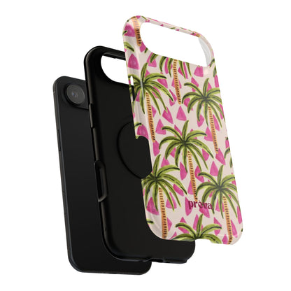 Phone Case — Pink Palm Tree Impact-Resistant Protector