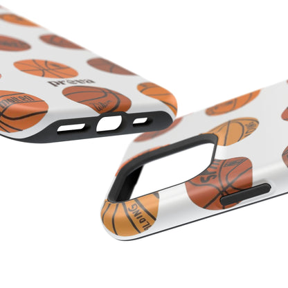 White Basketball Phone Case