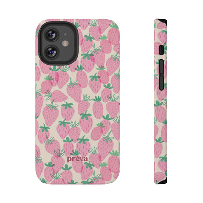Pink Strawberry Phone Case