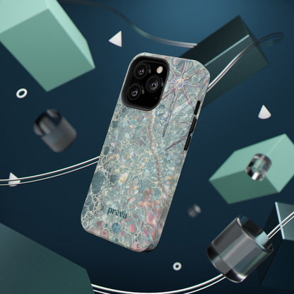 Marbled Seafoam Impact-Resistant Phone Case