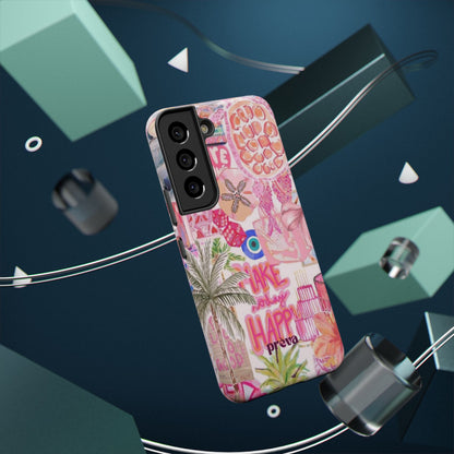 Pink Tropical Collage Phone Case