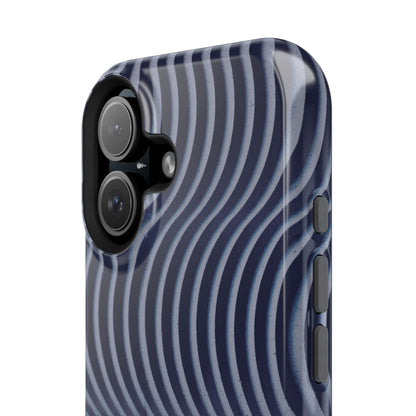 Wavy Navy Phone Case