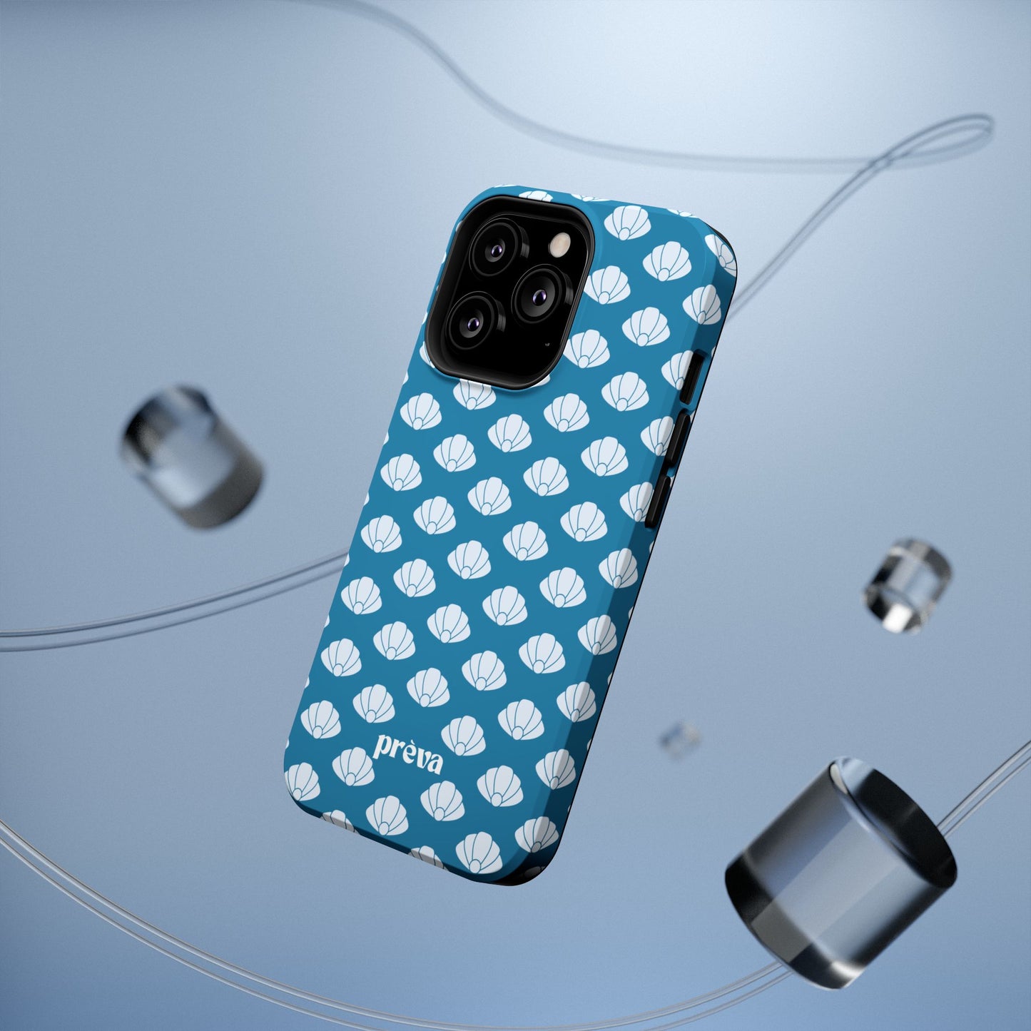 Shellfull teal Phone Case