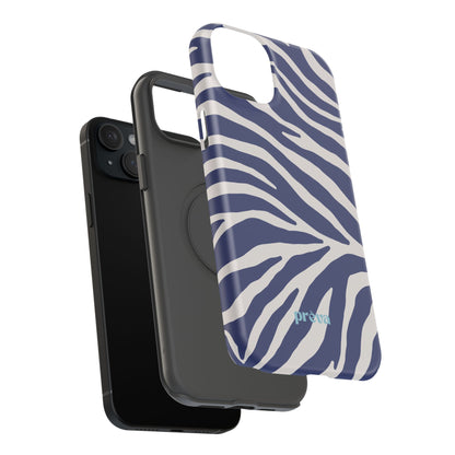 Blue Zebra Phone Case