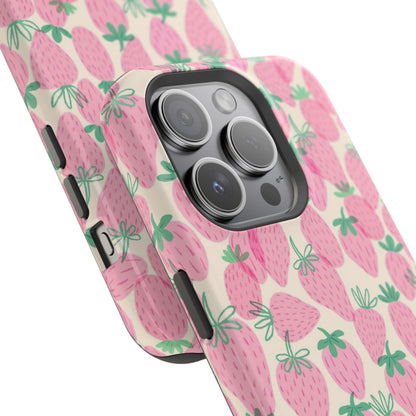 Pink Strawberry Phone Case