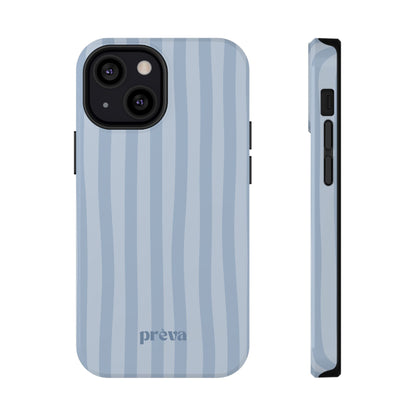 Pastel Blue Stripes Phone Case