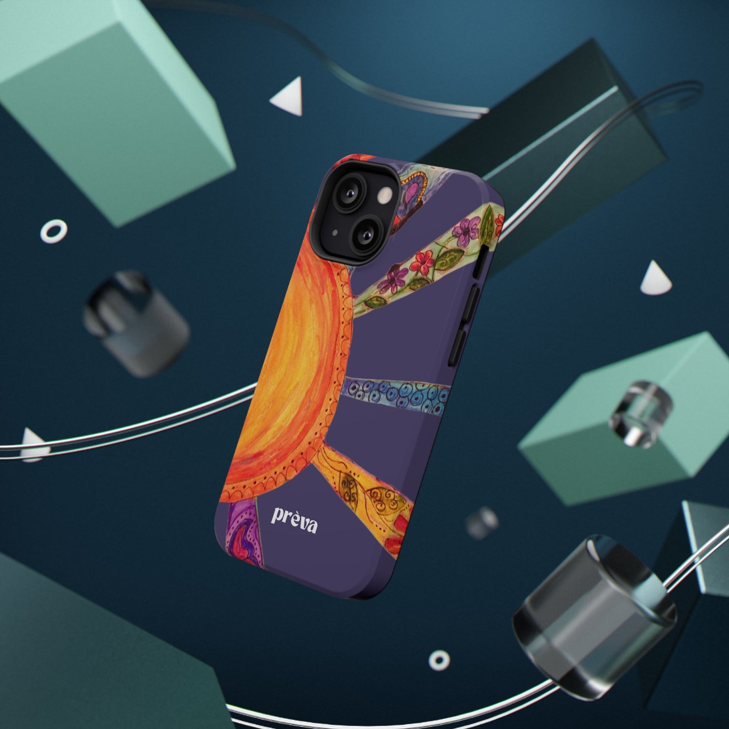 Purple Cancun Sun Phone Case