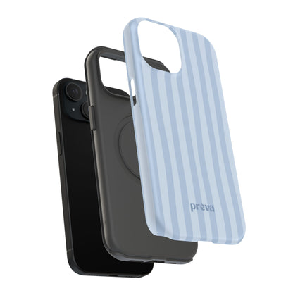 Pastel Blue Stripes Phone Case