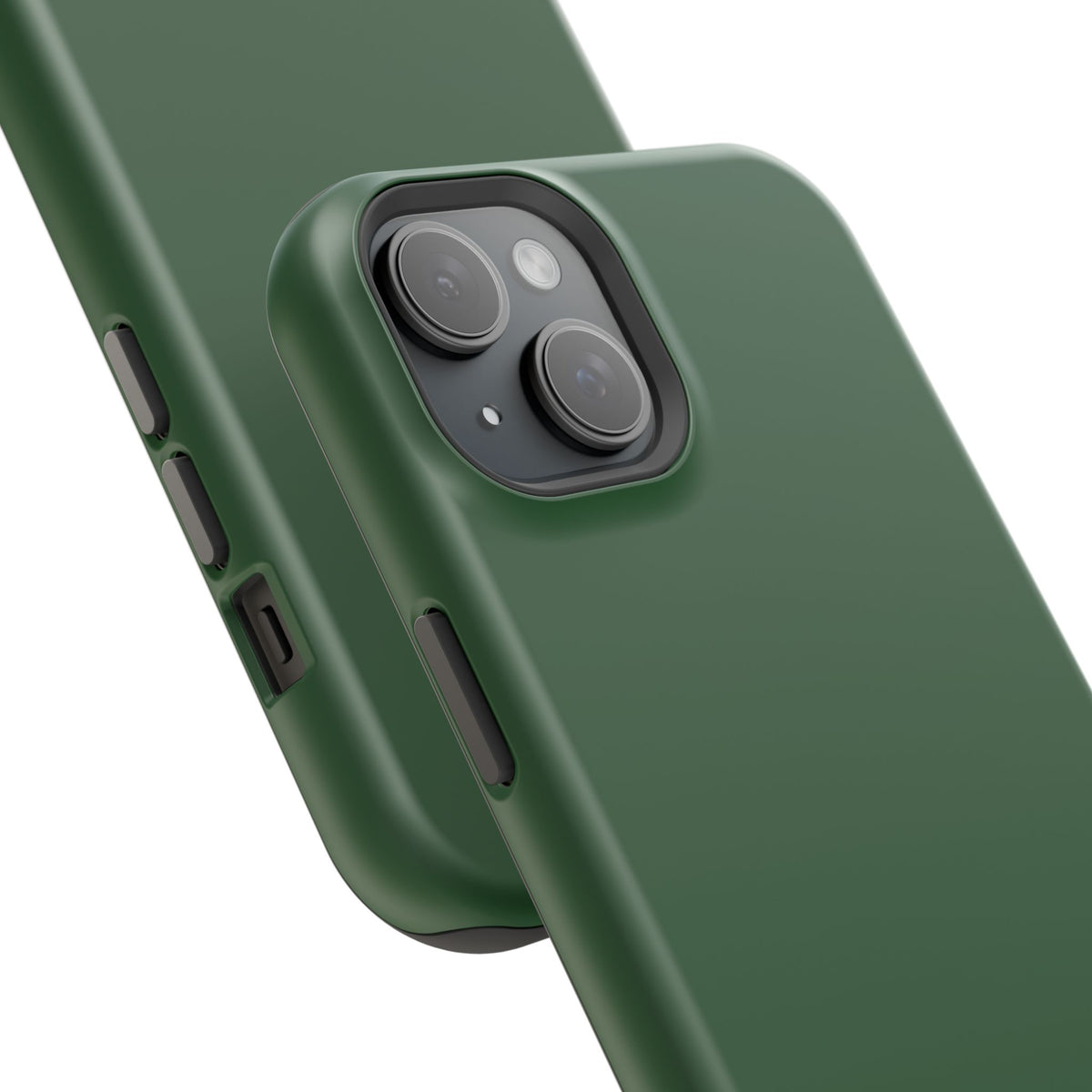 Impact-Resistant Phone Case — Forest Green Slim Armor