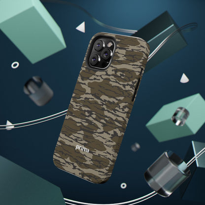 Camo Impact-Resistant Phone Case — Military Green Rugged Protection