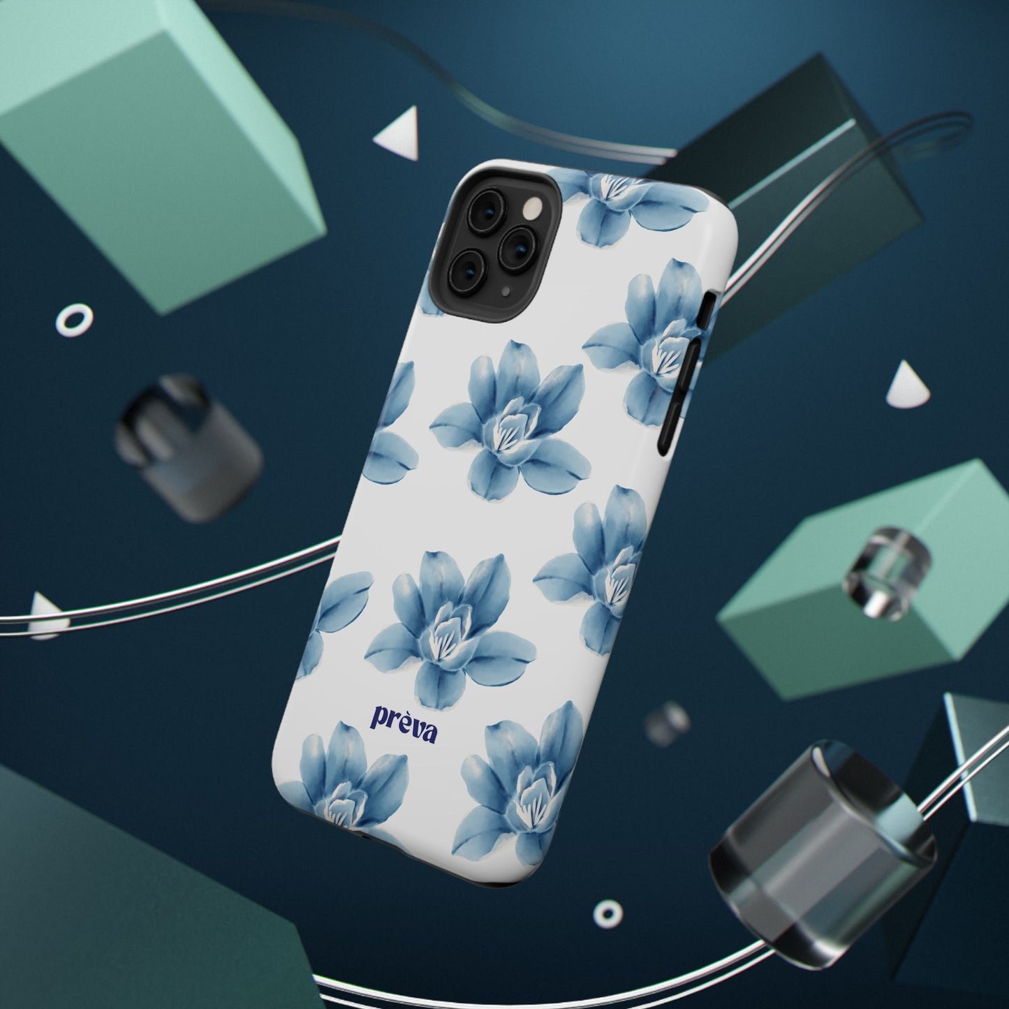 Blue Flowers Phone Case