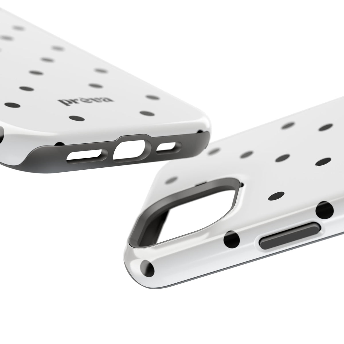 B&W polka dots Phone Case
