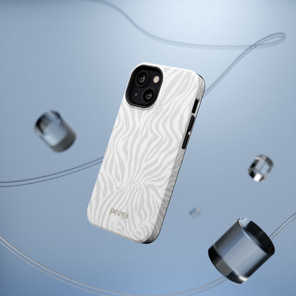 Zebra White Wave Phone Case