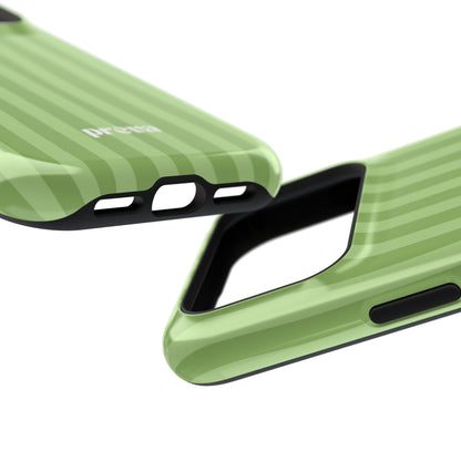 Light Green Stripes Phone Case
