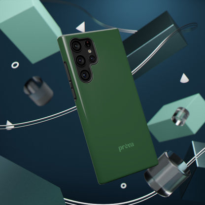 Impact-Resistant Phone Case — Forest Green Slim Armor