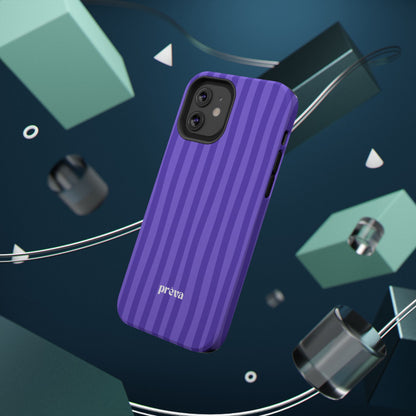 Dark Purple Stripes Phone Case