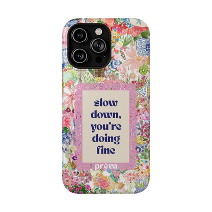 Slow Down Flowers x notsoken Phone Case