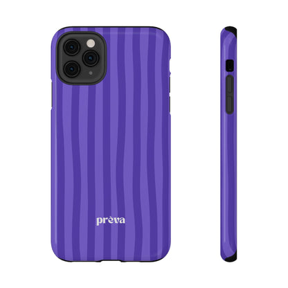 Dark Purple Stripes Phone Case