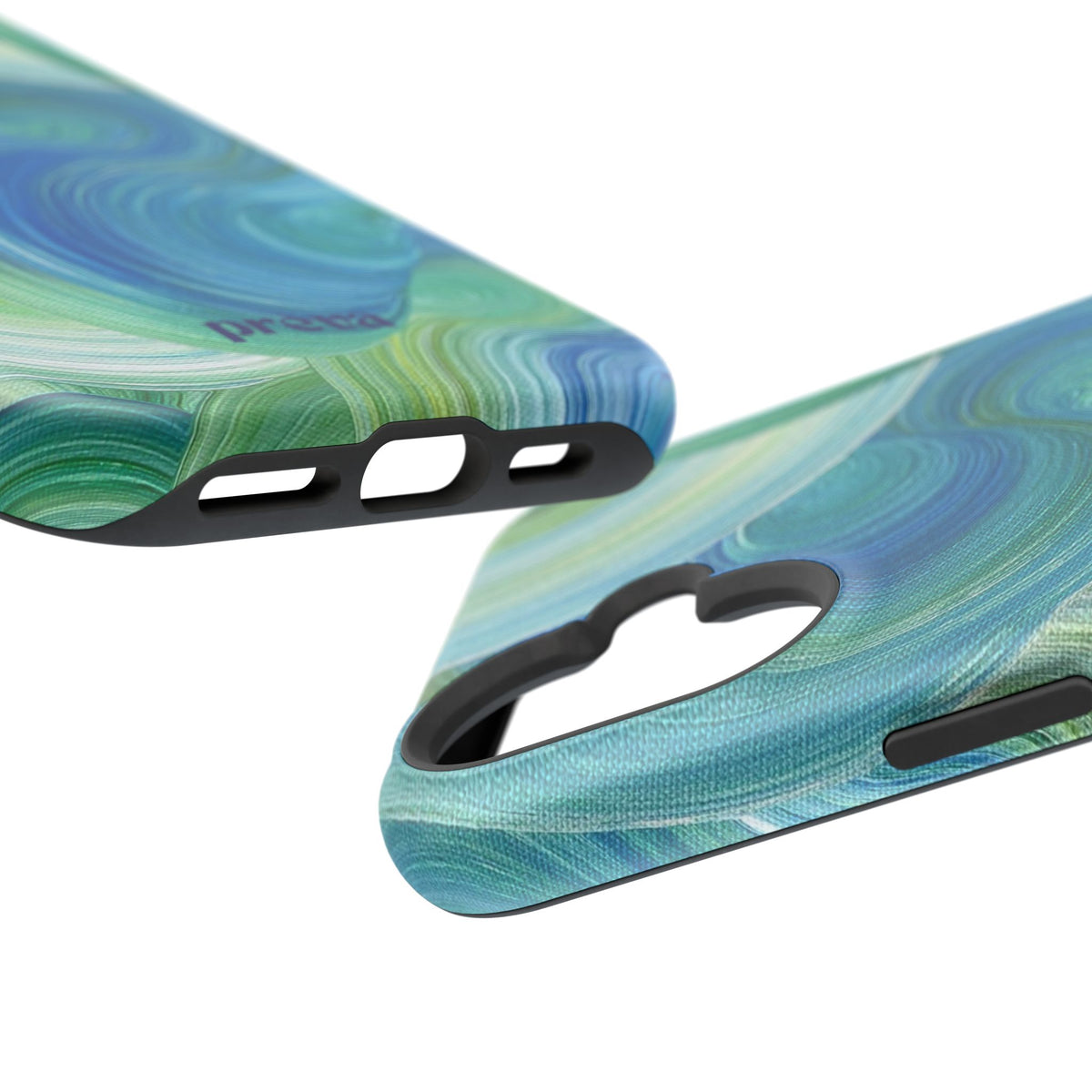 Swirling Ocean Impact-Resistant Phone Case