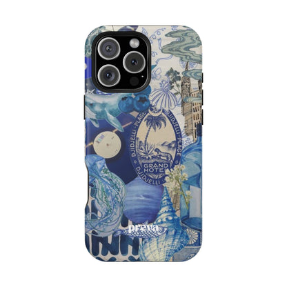 Blue Night Collage Phone Case