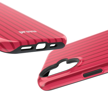 Pinky Red Stripes Phone Case
