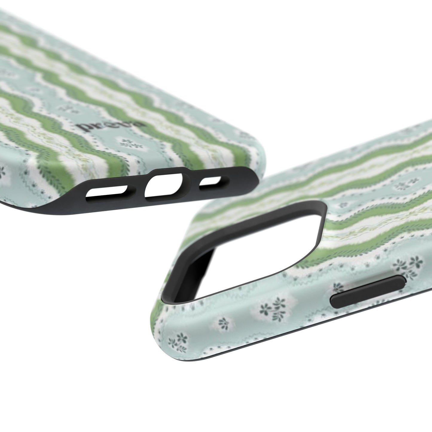 Green Waves Phone Case