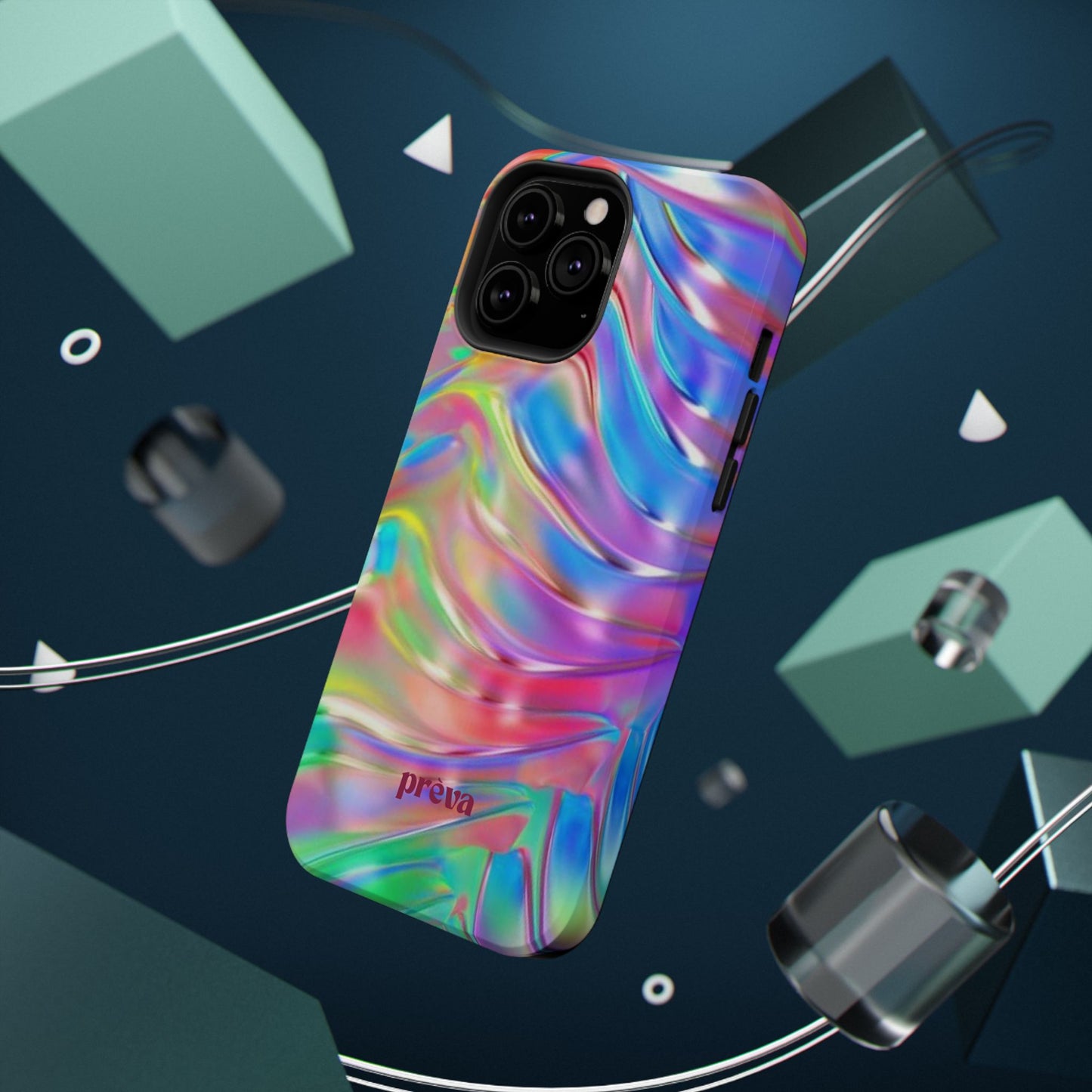 Iridescent Swirl Phone Case