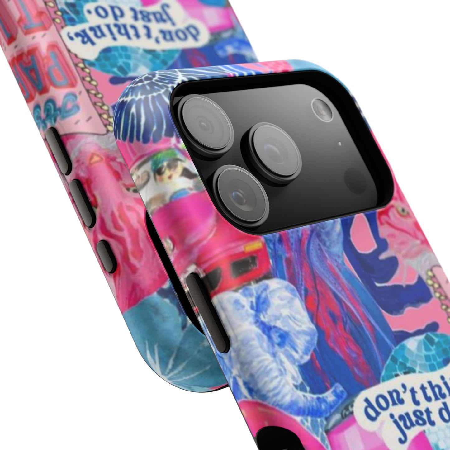 Vibrant Galaxy Collage Phone Case