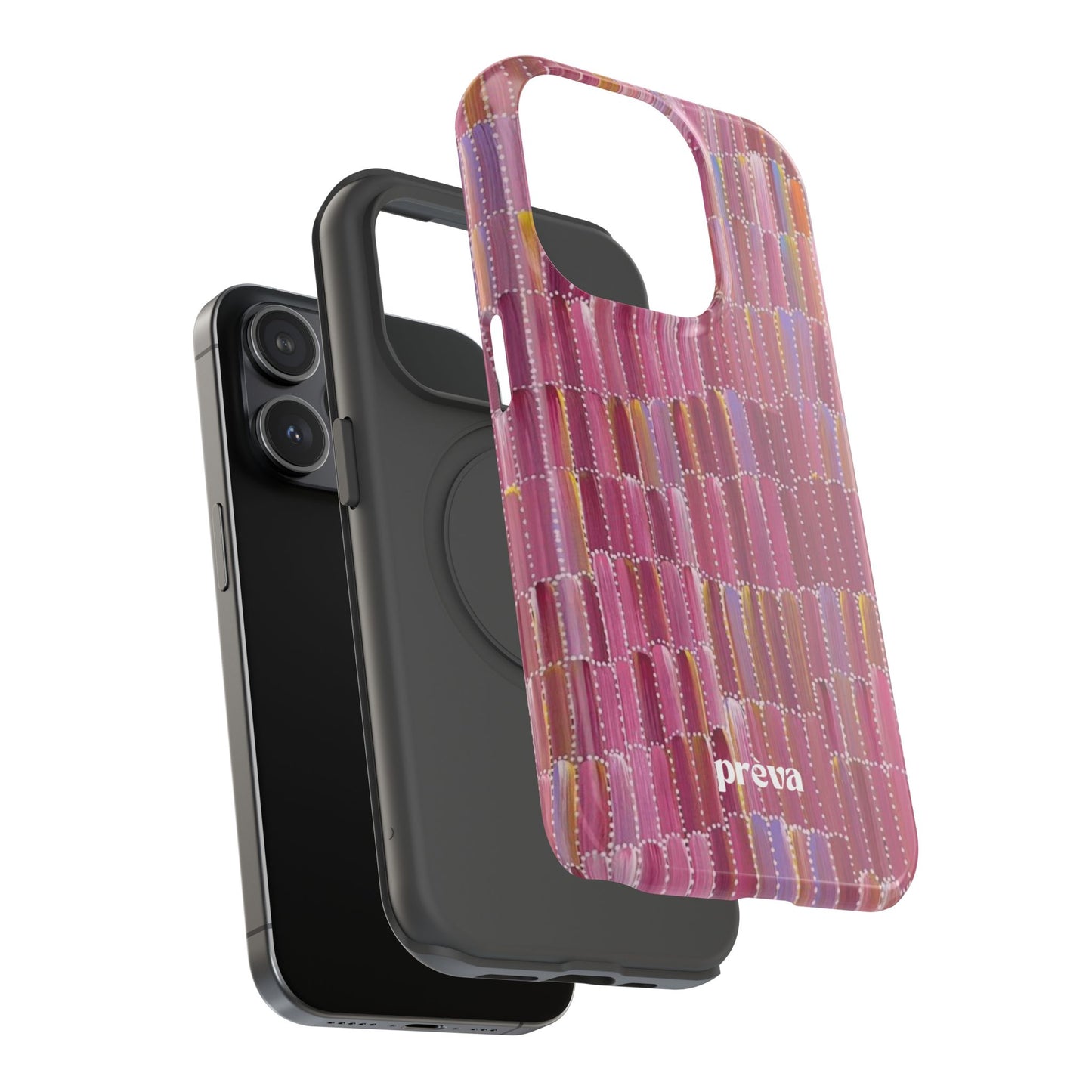 Pink Brushstroke Phone Case
