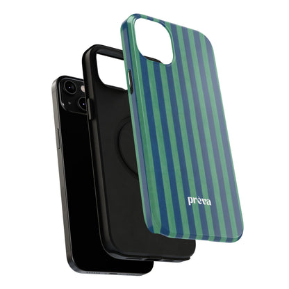 Green & Blue Stripes Phone Case