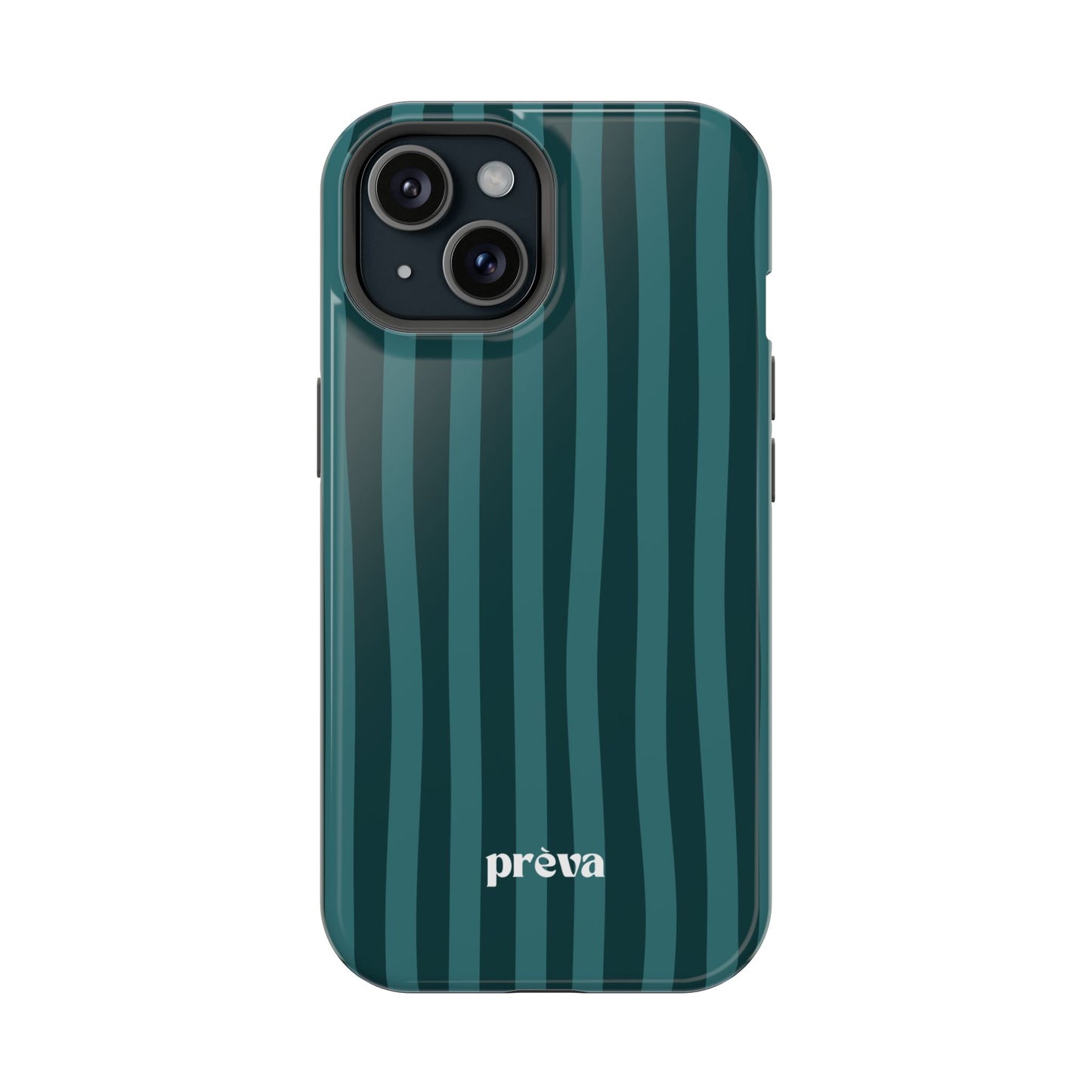 Dark Stripes Turquoise Phone Case